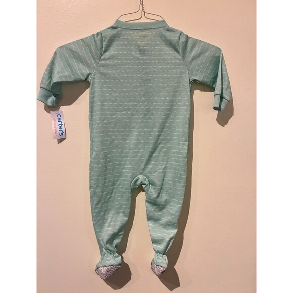 NWT Carter's Just One You Green Pufferfish Sleeper - 18M - Picture 2 of 3